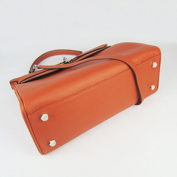 High Quality Hermes Kelly 35cm Togo Leather Bag Orange 6308 - Click Image to Close